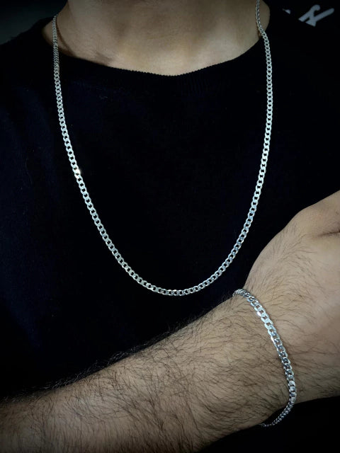 Conjunto Grumet 4mm - PRATA 925