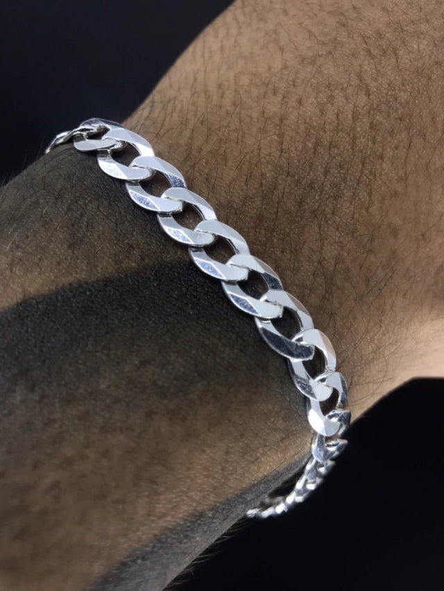 Pulseira 1/1 Grumet 7mm - PRATA 925