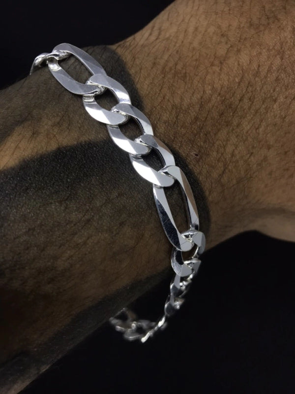 Pulseira 3x1 10mm  - PRATA 925