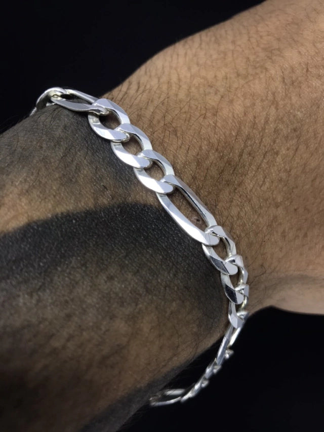 Pulseira 3x1 8mm - PRATA 925