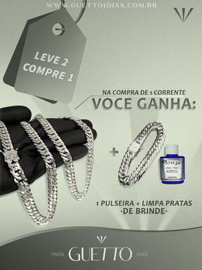 LEVE 2 COMPRE 1 - Conjunto Elo Duplo 10mm-70cm + (BRINDE🎁)