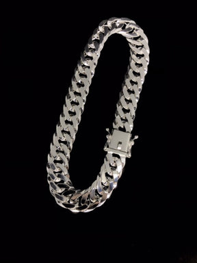 Pulseira elo duplo 10mm - PRATA 925