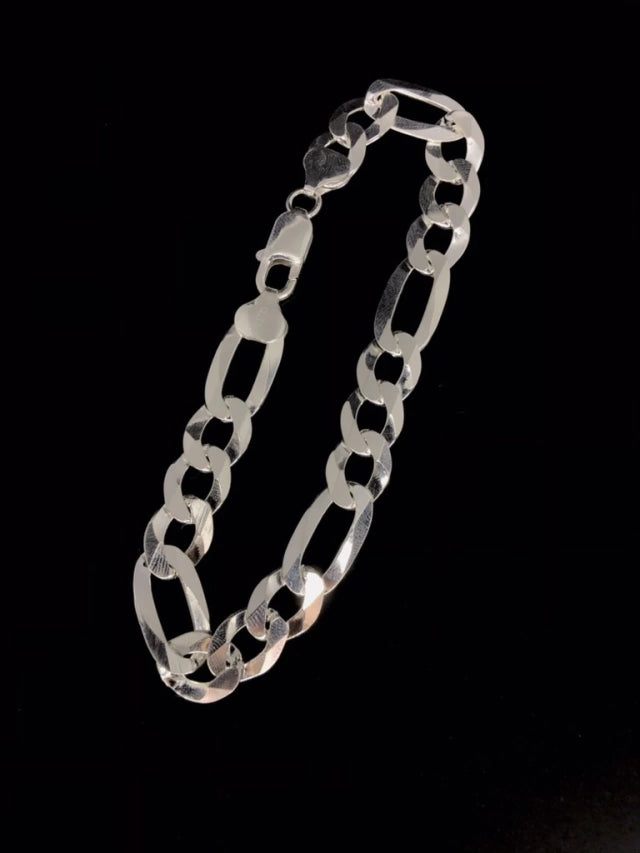 Pulseira 3x1 10mm  - PRATA 925