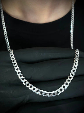 Corrente 1x1 grumet 4mm 70cm - PRATA 925