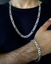 Conjunto 3x1 8mm - PRATA 925