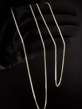 Corrente elo duplo 2mm 70cm - PRATA 925