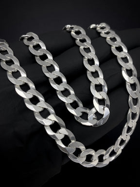 Corrente 1x1 Grumet 10mm 70cm - PRATA 925