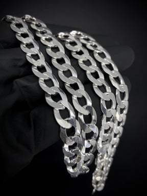 Corrente 1x1 Grumet 10mm 70cm - PRATA 925