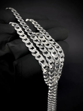 Corrente 1x1 grumet 7mm 70cm - PRATA 925