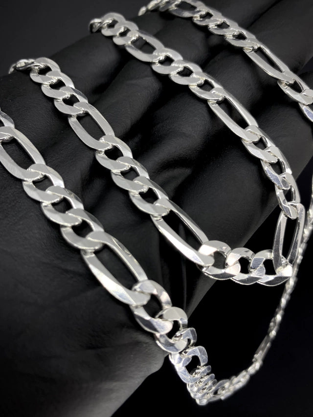 Corrente 3x1 8mm 70cm  - PRATA 925