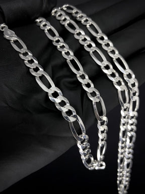 Corrente 3x1 7mm 70cm  - PRATA 925