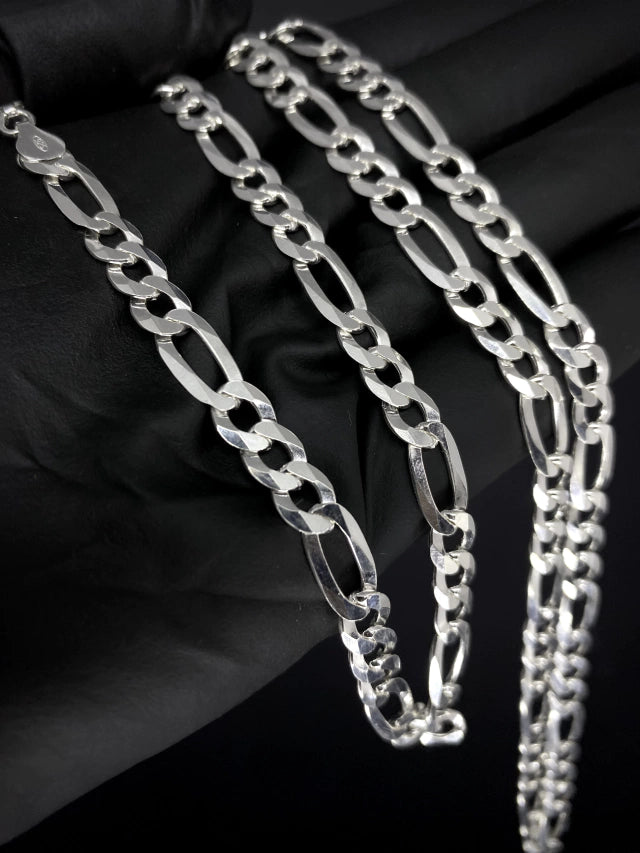 Corrente 3x1 7mm 70cm  - PRATA 925