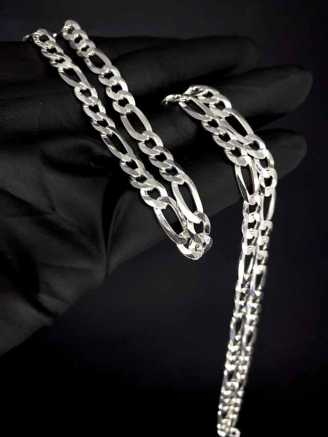 Corrente 3x1 7mm 70cm  - PRATA 925