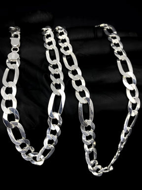 Corrente 3x1 10mm 70cm - PRATA 925