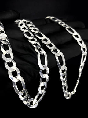 Corrente 3x1 10mm 70cm - PRATA 925