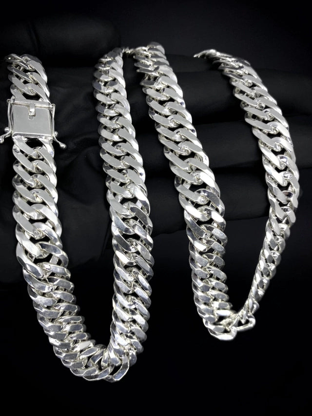 Corrente Elo Duplo 15mm - PRATA 925