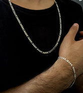 Conjunto 3x1 4mm - PRATA 925