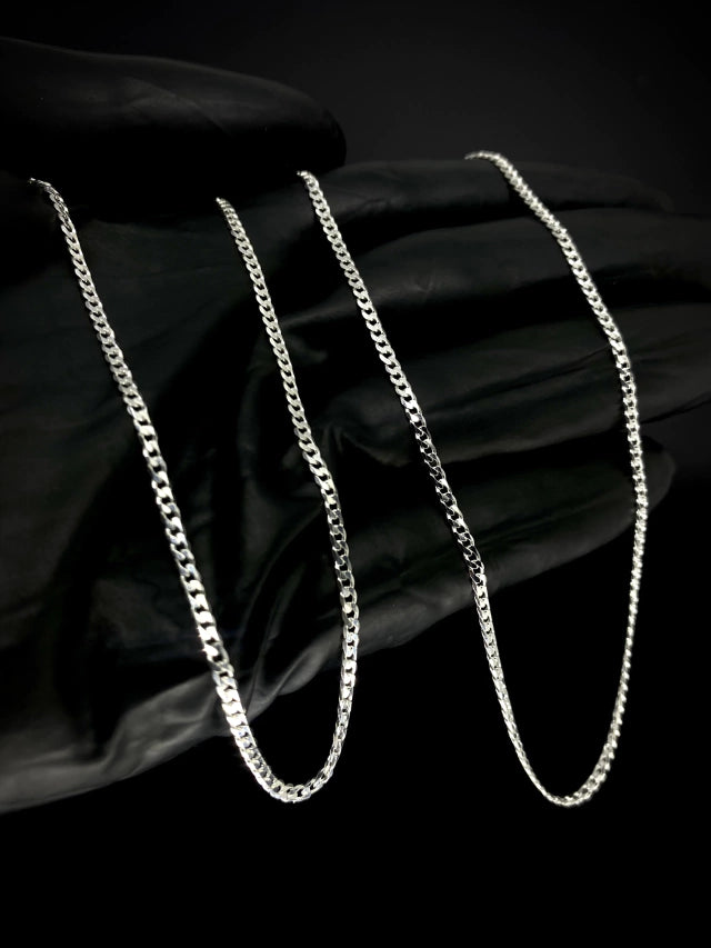 Corrente Grumet 70cm x 2mm - PRATA 925