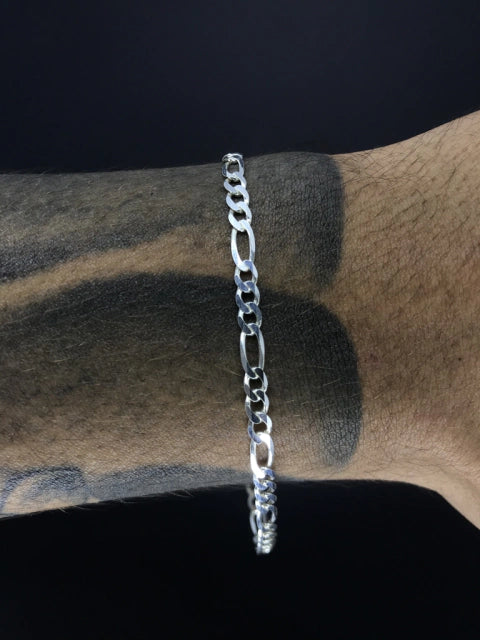 Pulseira 3x1 4mm - PRATA 925